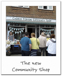 The opening of the Church Fenton Community Shop